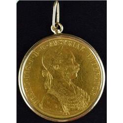 1911 Austrian Coin Pendant
