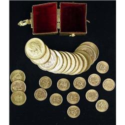 Chest of Mexican Gold Coins