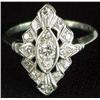 Image 1 : Platinum and Diamond Ring