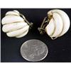 Image 2 : Ivory and 18K Gold Earrings