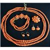 Image 1 : Antique Red Coral Set
