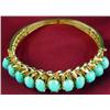 Image 1 : Persian Turquoise 18K Bracelet