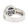Image 3 : 1.89 ctw Sapphire and Diamond Ring - Platinum