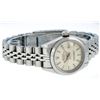 Image 3 : Rolex Ladies Stainless Steel Silver Index 26MM Quickset Datejust Wristwatch