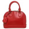 Image 1 : Louis Vuitton Red Epi Leather Alma BB Bag