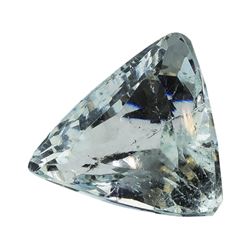 5.53 ct.Natural Trilliant Cut Aquamarine