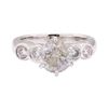 Image 2 : 2.10 ctw Diamond Ring - 14KT White Gold