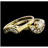 Image 4 : 0.40 ctw Diamond Ring - 14KT Yellow Gold