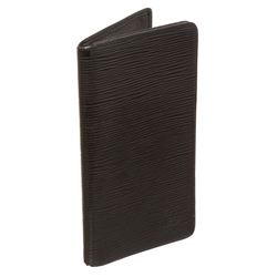 Louis Vuitton Black Epi Leather Checkbook Wallet