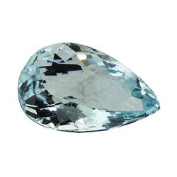 4.09 ct.Natural Pear Cut Aquamarine