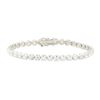 Image 1 : 7.05 ctw Diamond Bracelet - 18KT White Gold