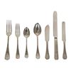 Image 5 : Tiffany Sterling Silver Antique Ivy engraved pattern, Flatware set service for 1