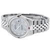 Image 5 : Rolex Mens SS Meteorite Diamond & Ruby Channel Set Diamond Datejust Wristwatch