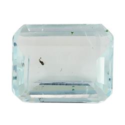 4.27 ct.Natural Emerald Cut Aquamarine