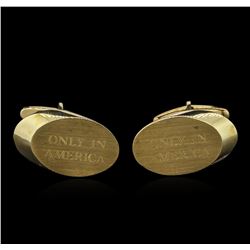 14KT Yellow Gold Cufflinks