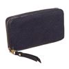 Image 3 : Louis Vuitton Blue Empreinte Leather Monogram Zippy Wallet