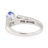 Image 3 : 1.74 ctw Sapphire and Diamond Ring - 14KT White Gold