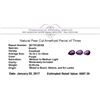 Image 3 : 22.91 ctw.Natural Pear Cut Amethyst Parcel of Three