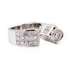 Image 1 : 5.57 ctw Diamond Ring - Platinum