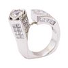 Image 4 : 5.57 ctw Diamond Ring - Platinum