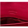 Image 9 : Prada Pink Quilted Fabric Leather Flap Wallet