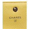 Image 4 : Chanel Yellow Leather Pink CC Compact Wallet