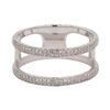 Image 1 : 0.3 ctw Diamond Ring - 14KT White Gold