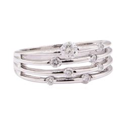 0.36 ctw Diamond Band - 14KT White Gold