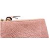 Image 6 : Gucci Pink Pebbled Leather Small Coin Purse Wallet