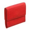 Image 2 : Louis Vuitton Red Epi Leather Elise Wallet