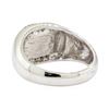 Image 3 : 9.06 ctw Sapphire and Diamond Ring - 14KT White Gold