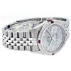 Image 6 : Rolex Mens Stainless Steel Meteorite Diamond And Ruby Datejust Wristwatch