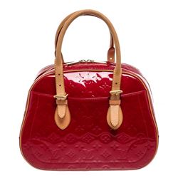 Louis Vuitton Red Vernis Monogram Leather Summit Drive Bag