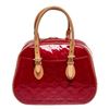 Image 1 : Louis Vuitton Red Vernis Monogram Leather Summit Drive Bag