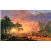 Image 1 : The Oregon Trail by Albert Bierstadt