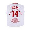 Image 1 : Cincinnati Reds Pete Rose Autographed Jersey With Stats