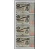 Image 1 : Uncut Sheet of (4) State of Louisiana Baby Bond Obsolete Notes