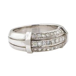 0.55 ctw Diamond Ring - 18KT White Gold