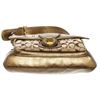 Image 4 : Coach Brown Monogram Canvas Gold Leather Shoulder Bag