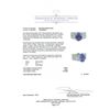 Image 5 : 5.35 ctw Tanzanite And Diamond Ring - 14KT White Gold