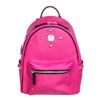 Image 1 : MCM Beet Root Pink Small Coated Canvas Stark Odeon Backpack