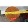Image 8 : Round Wooden Pedestal Column Stand 11.5" Dia, 30" H