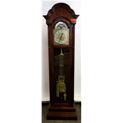 Tall Howard Miller Grandfather Clock w/ Swing Pendulum
