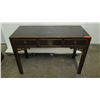 Image 2 : Lacquered Qing Dynasty Circa 1880 Juwood 3-Drawer Desk, 46"x 20.5"x31" (Includes Certificate)