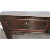 Image 8 : Lacquered Qing Dynasty Circa 1880 Juwood 3-Drawer Desk, 46"x 20.5"x31" (Includes Certificate)