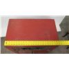 Image 19 : Qty 2 Red Lacquered 2-Door Wooden Oriental Cabinets (End Tables)