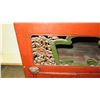 Image 8 : Qty 2 Red Lacquered 2-Door Wooden Oriental Cabinets (End Tables)