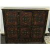 Image 1 : Antique Elmwood & Fir Tibetan Chest, Circa 1880-1900, 49"x 15" x 42" (Includes Certificate)