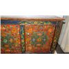 Image 4 : Antique Elmwood & Fir Tibetan Chest, Circa 1880-1900, 49"x 15" x 42" (Includes Certificate)