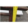 Image 15 : Vintage Wooden Sawhorse Bench w/ Oriental Markings on Legs 50" L, 21" H